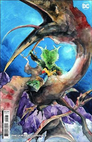 Jurassic League issue 5-B Jonathan Marks Cardstock Cover