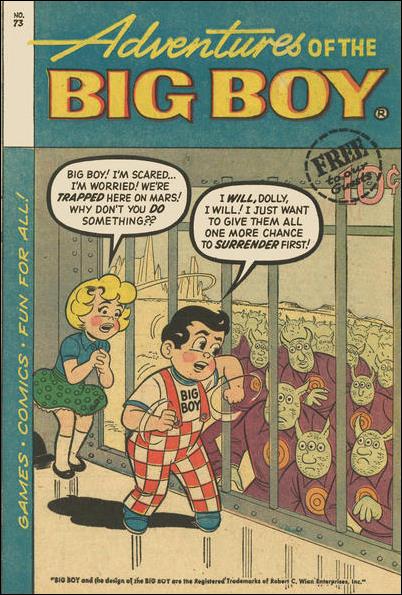 Adventures of the Big Boy issue 73-B West Coast Cover