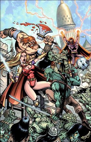 Sword of Justice (2020) issue 3-D Silvio Spotti Virgin Cover
