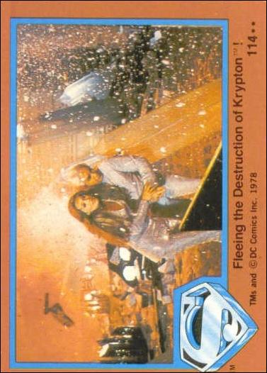 Superman (Movie) Series 2 (Base Set) card 114 Fleeing the Destruction of Krypton!