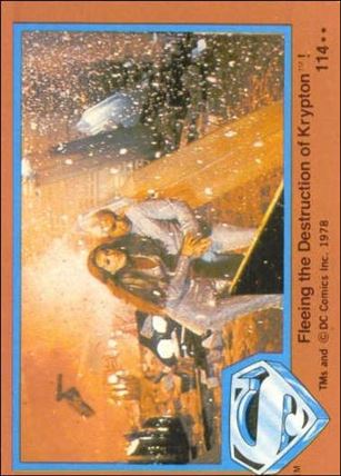 Superman (Movie) Series 2 (Base Set) card 114 Fleeing the Destruction of Krypton!