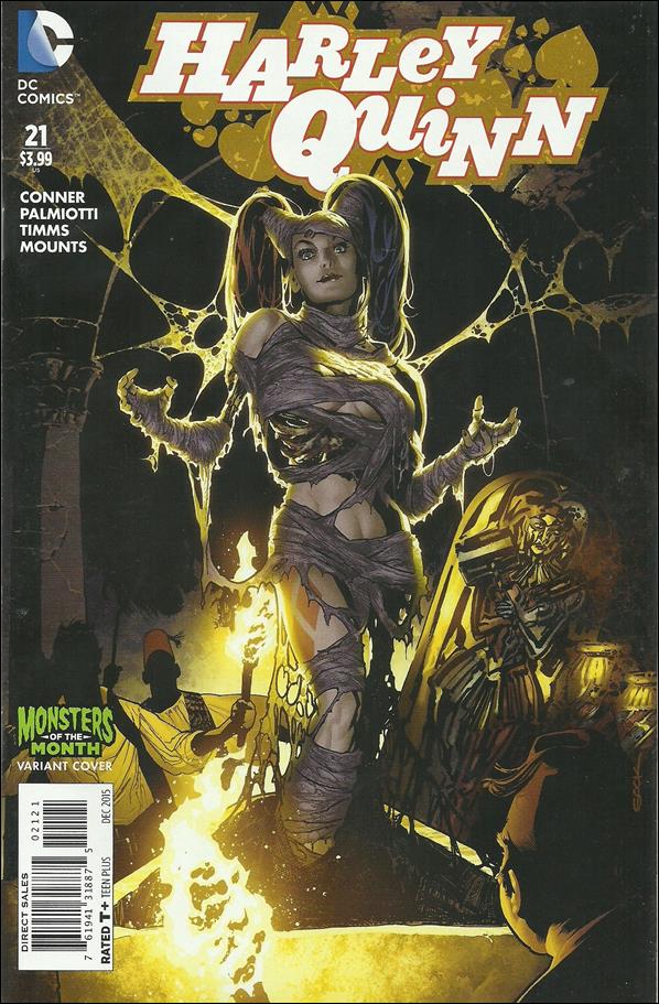 Harley Quinn (2014) issue 21-B Ryan Sook Monsters of the Month Cover