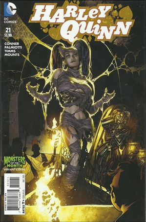 Harley Quinn (2014) issue 21-B Ryan Sook Monsters of the Month Cover