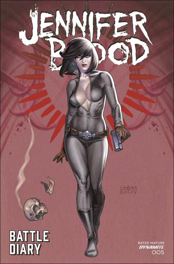 Jennifer Blood: Battle Diary issue 5 Joseph Michael Linsner Cover