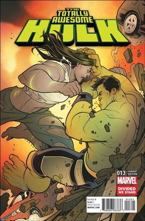 Totally Awesome Hulk issue 13-B Elizabeth Torque Divided We Stand Cover