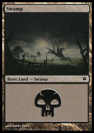 Magic the Gathering: Innistrad (Base Set) card 256 Swamp