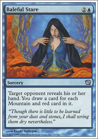 Magic the Gathering: 9th Edition (Base Set) card 64 Baleful Stare