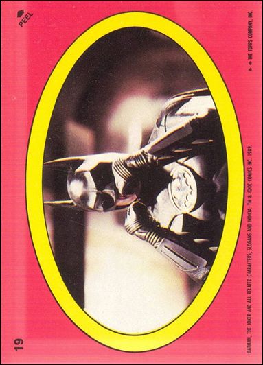 Batman: Series 1 (Sticker Subset) card 19