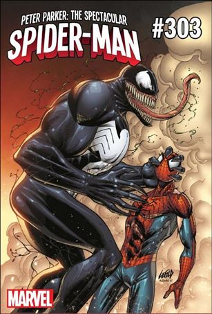 Peter Parker: The Spectacular Spider-Man issue 303-B Rob Liefeld Venom 30th Anniversary Cover