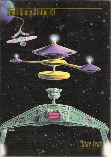 Star Trek Master Series: Series 1 (Base Set) card 29 Deep Space Station K7