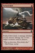 Magic the Gathering: Rise of the Eldrazi (Base Set) card 146 Forked Bolt