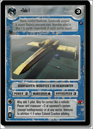 Star Wars: Death Star II Limited (Base Set) card 175 Tala 1