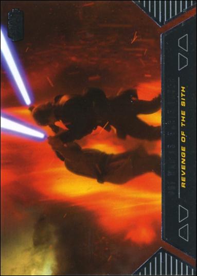 Star Wars Galactic Files (Duels of Fate Subset) card DF-7 Obi-Wan vs. Darth Vader