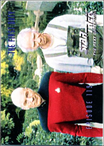 Star Trek: The Next Generation - The Episode Collection Season Five (Base Set) card 484 The First Duty, Episode 119A