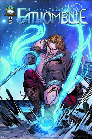 Michael Turner's Fathom Blue issue 4-B Left Cover