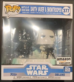 POP! Star Wars figure 377 Battle at Echo Base: Darth Vader & Snowtrooper