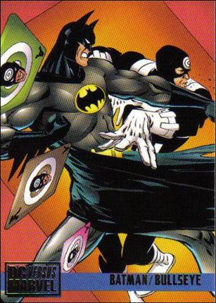 DC Versus Marvel / Marvel Versus DC (Base Set) card 70 Batman/Bullseye
