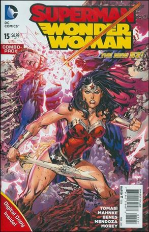 Superman/Wonder Woman issue 15-C Unbagged Doug Mahnke Cover Combo Pack