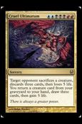 Magic the Gathering: Duel Decks: Ajani vs. Nicol Bolas card 69 Cruel Ultimatum