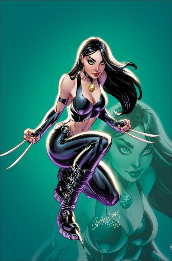 Laura Kinney: Wolverine issue 9-E J. Scott Campbell Virgin 1:100 Cover