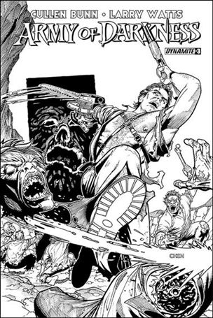 Army of Darkness (2014) issue 3-E Sean Chen 1:15 Black & White Cover