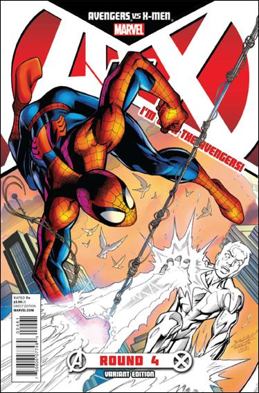 Avengers vs X-Men issue 4-E Mark Bagley Avengers Team Cover