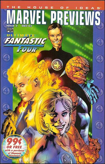 Marvel Previews (2003) issue 2 Flipbook w/ Steve Ellis Crimson Dynamo Cover