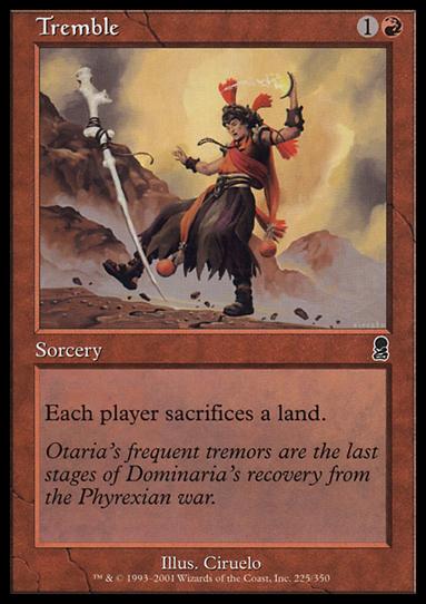 Magic the Gathering: Odyssey (Base Set) card 225 Tremble