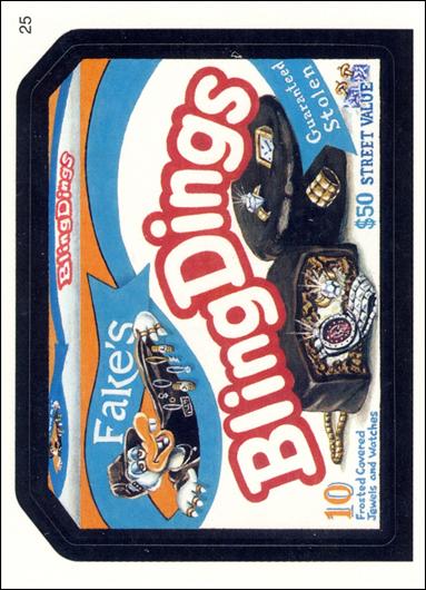 Wacky Packages All-New: Series 2 (Base Set)  card 25 Bling Dings