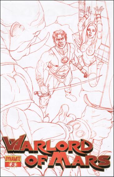 Warlord of Mars issue 8-F Joe Jusko Red Sketch Cover