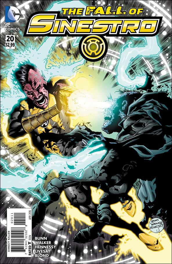 Sinestro issue 20 Brad Walker Cover