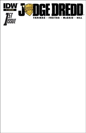 Judge Dredd (2015) issue 1-C Subscription Blank/Sketch Cover