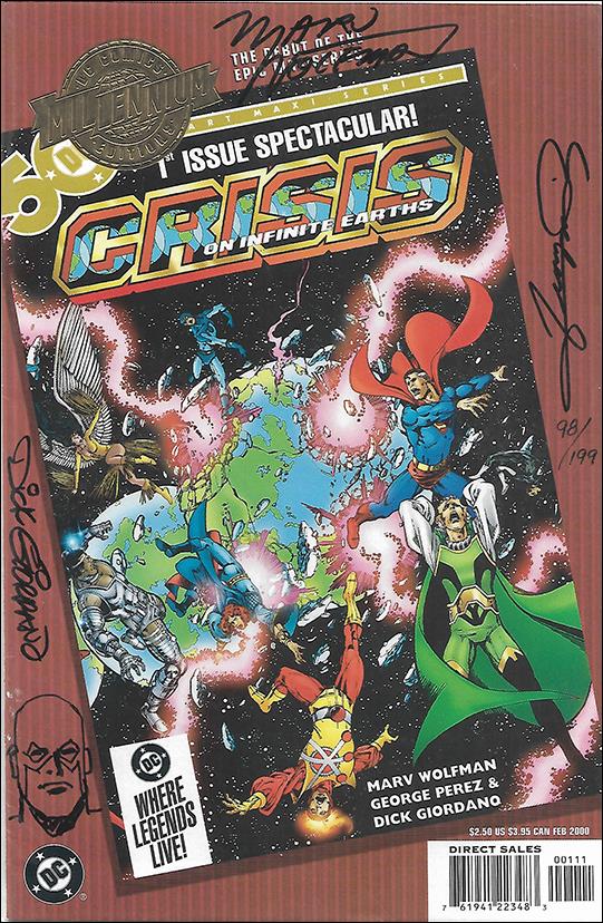 Millennium Edition: Crisis on Infinite Earths issue 1-C DF Flash Sketch Cover (Signed) 1/199