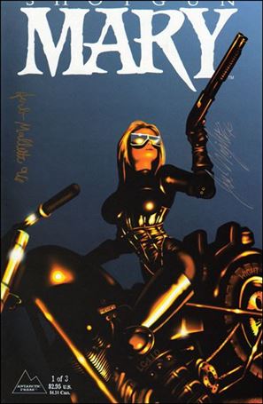 Shotgun Mary (1995) issue 1-C AP (Signed by Herb Mallette and Joseph Wight) 1/75