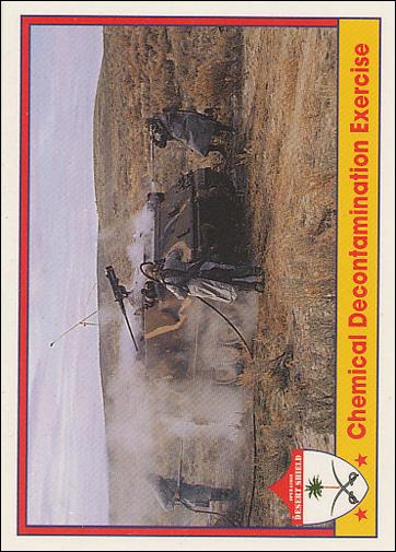 Operation Desert Shield (Base Set) card 43 Chemical Decontamination Exercise