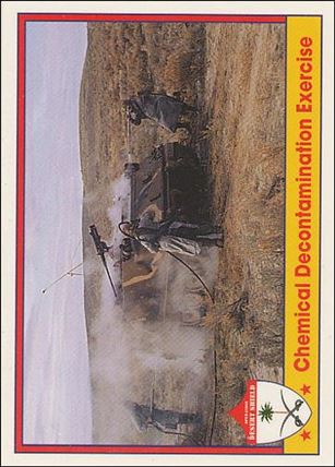 Operation Desert Shield (Base Set) card 43 Chemical Decontamination Exercise