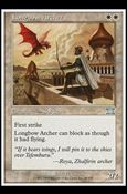 Magic the Gathering: 6th Edition (Base Set) card 30 Longbow Archer