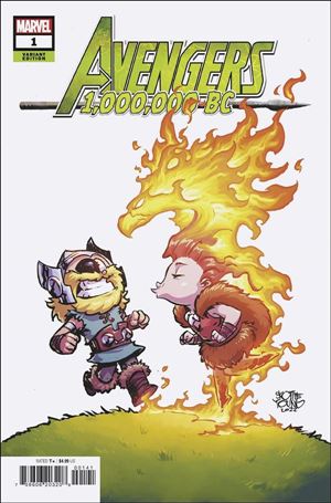 Avengers 1,000,000 B.C. issue 1-C Skottie Young Baby Cover