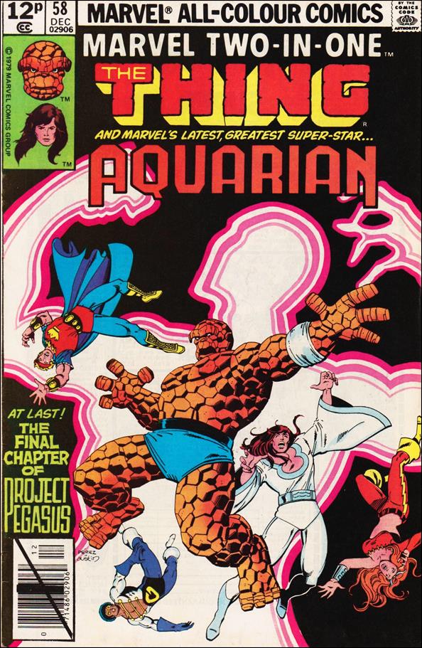 Marvel Two-in-One (1974) issue 58-B UK Price Cover