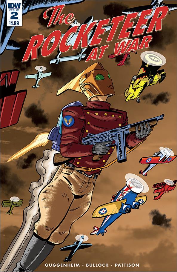 Rocketeer at War issue 2 Dave Bullock Cover