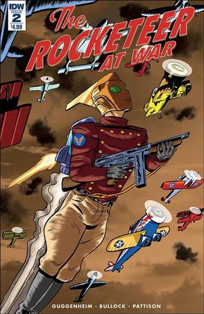 Rocketeer at War issue 2 Dave Bullock Cover