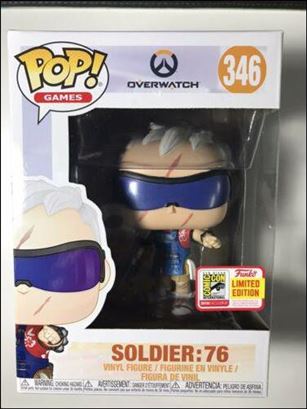 POP! Games figure 346-B Soldier: 76 (2018 SDCC Exclusive)