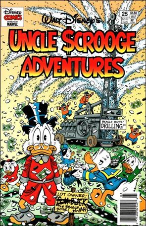 Walt Disney's Uncle Scrooge Adventures issue 25-B Marvel Cover