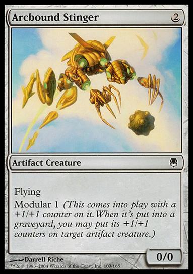 Magic the Gathering: Darksteel (Base Set) card 103 Arcbound Stinger