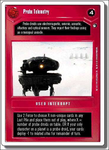 Star Wars: Hoth Revised (Base Set) card 50 Probe Telemetry
