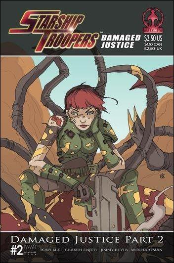 Starship Troopers: Damaged Justice issue 2-B Wallis Cover