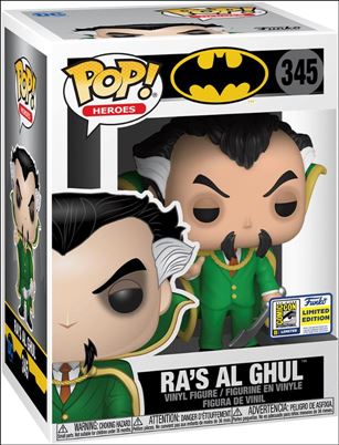 POP! Heroes figure 345 Ra's Al Ghul SDCC 2020
