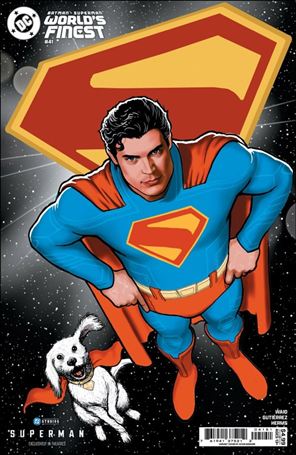 Batman/Superman: World's Finest issue 41-D Kevin Maguire Superman Movie Cardstock Cover