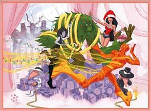 Flash (1959) issue 789-C Sean Cheeks Galloway DC Holiday Cardstock Cover