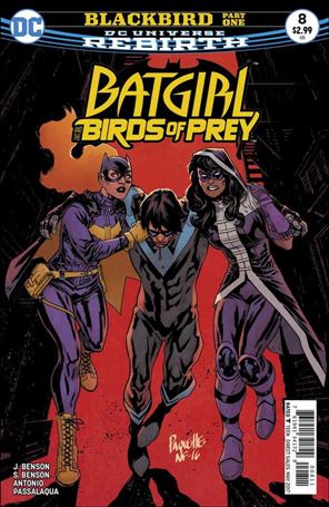 Batgirl & The Birds of Prey issue 8 Yanick Paquette Cover